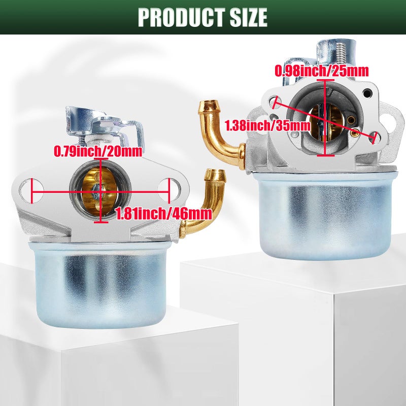 QAZAKY Carburetor Compatible with 693865 694174 694508 696981 697354 698474 698478 698810 698857 698859 698860 790180 790182 790290 791077 791991 795069 798650 798653 - Image 5